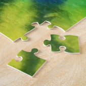 ヒッピーピースレトロ60s絞り染め ジグソーパズル (側面)