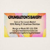 ヒッピーベーキング原料ベーカリーの名刺 (裏面)