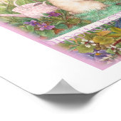 ヒッピーホッピーイースターバニーバードハウス ポスター