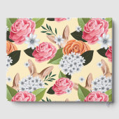 ヒッピーホップイースターフローラバニーラビットベイビーシャワー ゲストブック (裏面)