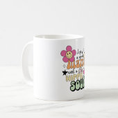 ヒッピーママ コーヒーマグカップ (正面左)