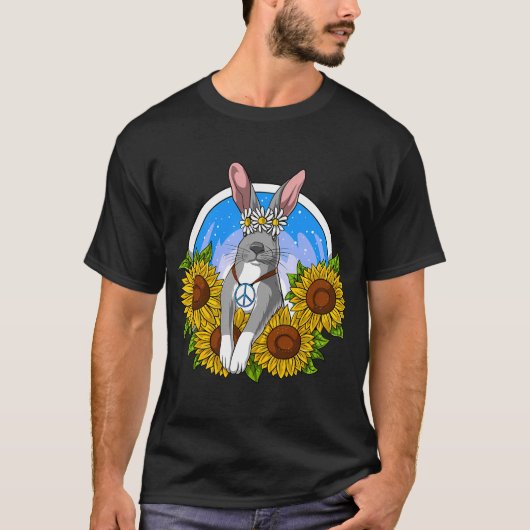 ヒッピーラビット Tシャツ (正面)