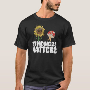ヒッピーレトロひまわりレインボースペード先生キンダン Tシャツ