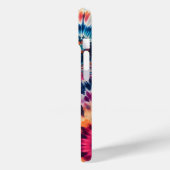 ヒッピーレトロタイダイモノグラムのン Case-Mate iPhoneケース (裏面 / 左)