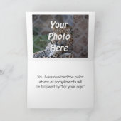 ヒッピーレトロフラワーズ誕生日 カード (内部)