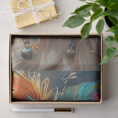 ヒッピーヴィンテージ猫の切り離し 薄葉紙 (ギフト)