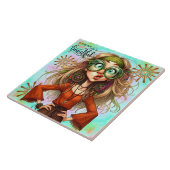 ヒッピー予測できなシック美しいセラミックタイル タイル (側面)