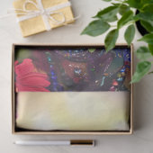 ヒッピー妖精Luna Medowlark Decopage 薄葉紙 (ギフト)