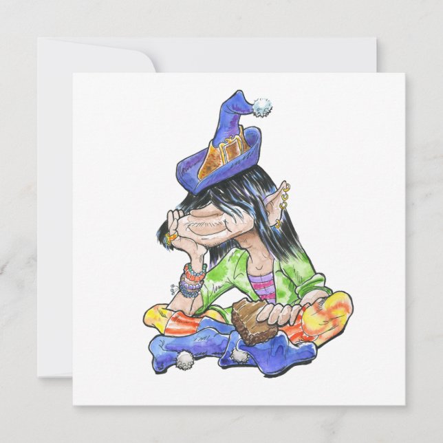 ヒッピー小妖精や小人 (正面)