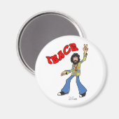 ヒッピー平和 マグネット (正面/裏面)