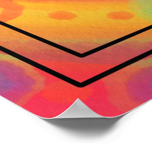 ヒッピー感動的は奇跡の教室を期待 ポスター (角)