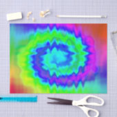 ヒッピー絞り染めギフトティッシュペーパー2 薄葉紙 (クラフト)