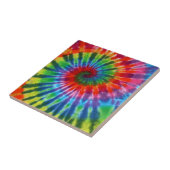 ヒッピー絞り染め60sレトロカラフルボホ タイル (側面)