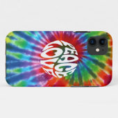 ヒッピー絞り染め60sレトロカラフルボホ Case-Mate iPhoneケース (裏面(横))