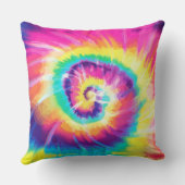 ヒッピー絞り染め クッション (裏面)
