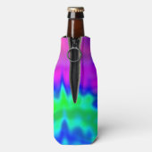 ヒッピー絞り染め パーソナライズされた ボトルクーラー (ボトル裏面)