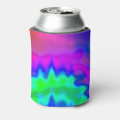 ヒッピー絞り染め パーソナライズされた 缶クーラー (缶裏面)