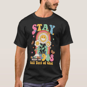 ヒッピー自殺危機ライフライン988世界を維持 Tシャツ