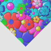 ヒッピー花ティッシュペーパー 薄葉紙 (詳細)