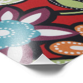 ヒッピー花力プリント フォトプリント            (角)