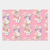 ヒッピー誕生日パーティーペリラッピング紙シート ラッピングペーパーシート (正面)