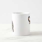 ヒッピー象 コーヒーマグカップ (中央)