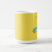 ヒッピー車ホームスクールの母 コーヒーマグカップ (中央)