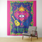 ヒッピー音楽 タペストリー (インサイチュ)