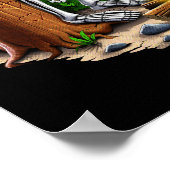 ヒッピー骨格キャンプ ポスター (角)