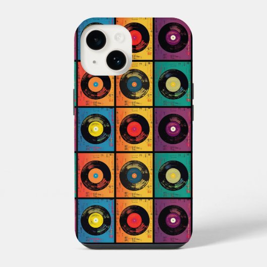 ヒッピー60sボホピースサイン iPhoneケース (裏面)