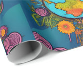 ヒッピー・アース ラッピングペーパー (ロールコーナー)