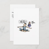 「ヒッピー・クラテスおもしろいタル」がんカード (正面/裏面)