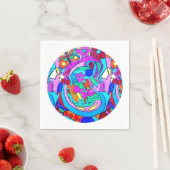 ヒッピー・グルーヴ・ラブサークル スタンダードカクテルナプキン (インサイチュ)