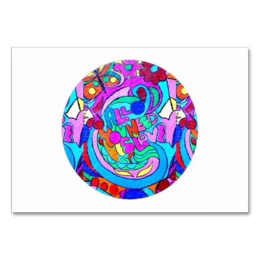 ヒッピー・グルーヴ・ラブサークル テーブルナンバー (正面)