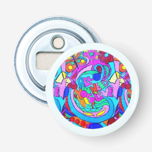 ヒッピー・グルーヴ・ラブサークル 栓抜き (正面)