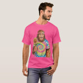 ヒッピー・サスクワッチとひまわり Tシャツ (正面フル)