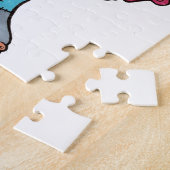 ヒッピー・サンタさんは「クールユール(キリスト降誕祭)」と言う ジグソーパズル (側面)