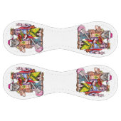 ヒッピー・サンタカップル ソフトボール (パネル)