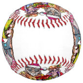 ヒッピー・サンタカップル ソフトボール (正面)