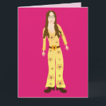 ヒッピー・シック1960Sグルービー誕生日カードfor FRIEND カード<br><div class="desc">ヒッピー・シック・誕生日・カード。内部：読GROOVY誕生日を持つ。</div>