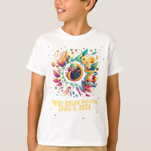 ヒッピー・ジプシサイケデリックー総太陽の食2024 Tシャツ