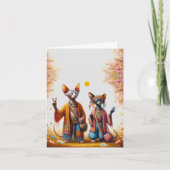 ヒッピー・スフィンクス・キャット カード (正面)