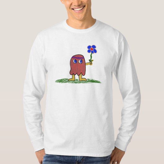ヒッピー・ディッピー・フラワー Tシャツ (正面)