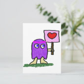 ヒッピー・ディッピー・ラブ ポストカード (スタンド正面)