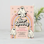 ヒッピー ハロウィン 2度目の怖いお誕生日おめでとう 招待状 (スタンド正面)