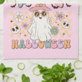 ヒッピー・ハロウィーン キッチンタオル (折り畳み)