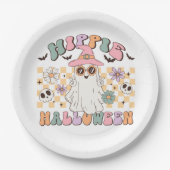 ヒッピー・ハロウィーン ペーパープレート (正面)