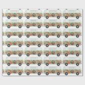 ヒッピー・バス ラッピングペーパー (フラット)