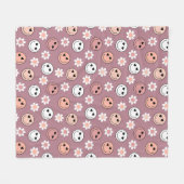 ヒッピー・バレンタイン・デー フリースブランケット (正面(横))