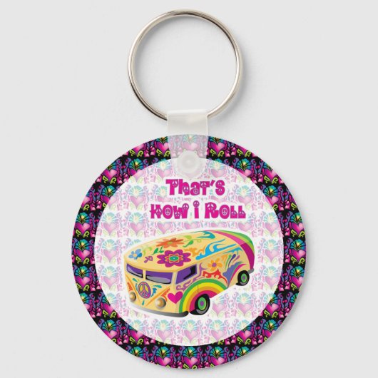 ヒッピー・バン転が キーホルダー (正面)